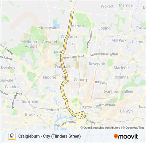 northcote to craigieburn|Journey planner